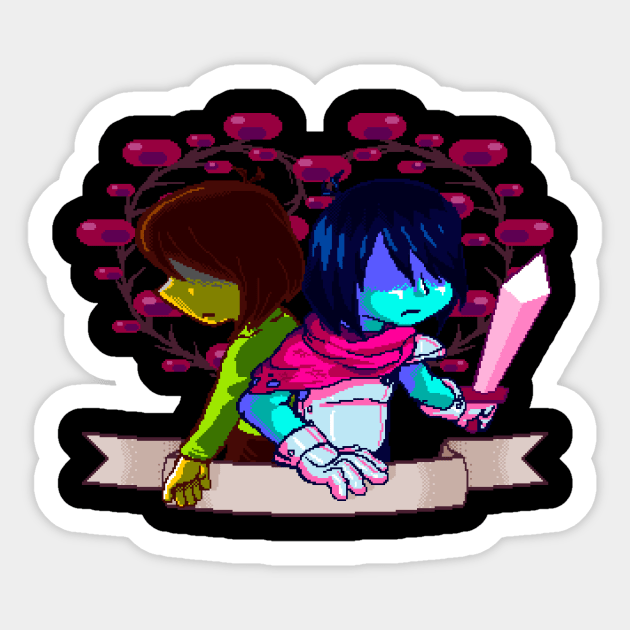 Kris - Deltarune Sticker by maverickmichi